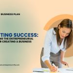 What must an entrepreneur do after creating a business plan?
