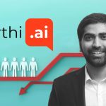 Saarthi.ai CEO addressing media, discussing financial challenges and allegations of passport theft by a former employee, highlighting the ongoing struggles of the AI startup.