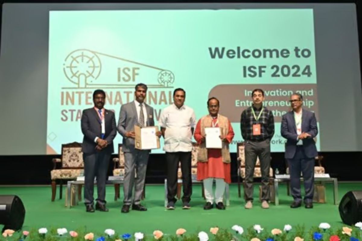 Top 10 startups from ISF Pitch Fest 2024 presenting groundbreaking innovations in AI, health tech, fintech, and agri-tech