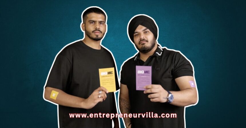 BIGME co-founders Arjit Jain and Gurman Bhatia with transdermal superpower wellness patches in Indore, India