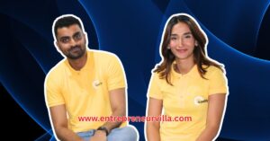 Costify founders Sachit and Ashlin Bansal with refurbished appliances in Delhi