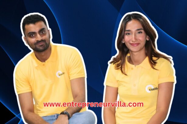 Costify founders Sachit and Ashlin Bansal with refurbished appliances in Delhi